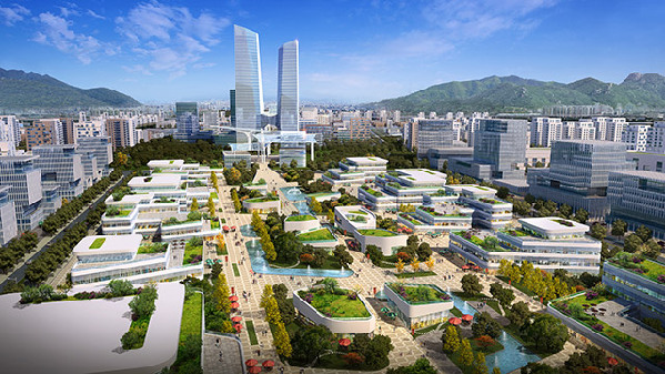 商業街鳥瞰——德國SBA建筑設計事務所